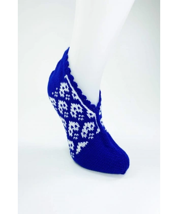 biçomi El Örgüsü Kışlık Şık Kadın Yün Patik D7