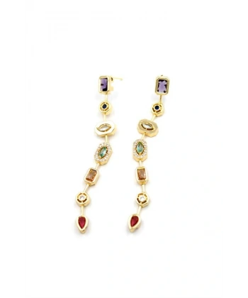 biçomi Element Küpe - Altın