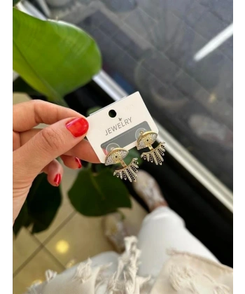 biçomi Göz Küpe - Altın