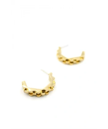 biçomi Halka Küpe - Altın