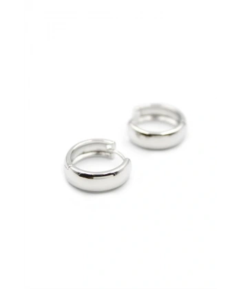 biçomi Halka Küpe - Gümüş