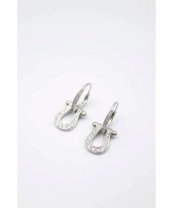 biçomi Halka Küpe - Gümüş