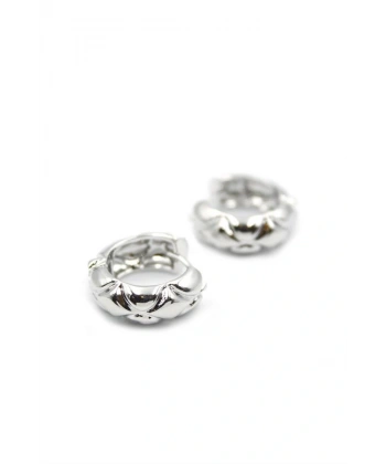 biçomi Halka Küpe - Gümüş