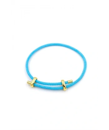 biçomi İp Bileklik - Mavi