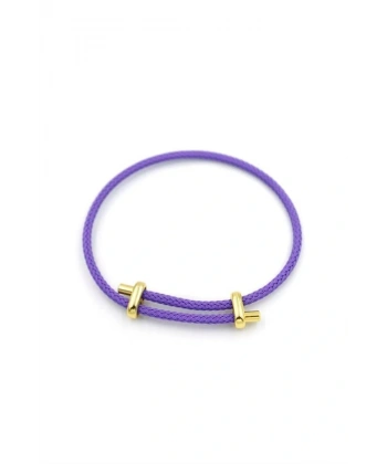 biçomi İp Bileklik - Mor