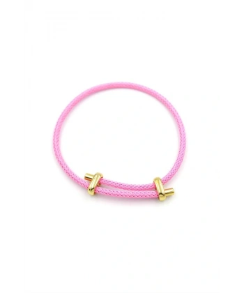 biçomi İp Bileklik - Pembe