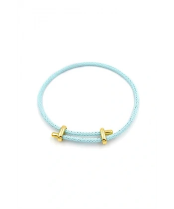 biçomi İp Bileklik - Turkuaz