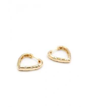 biçomi Kalp Küpe - Altın