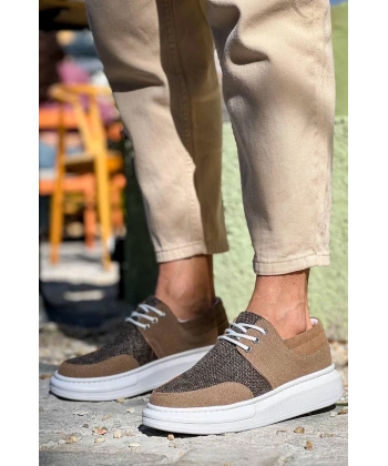 BİÇOMİ KB-042  Kuback  Bağcıklı Taba Günlük Erkek Ayakkabı