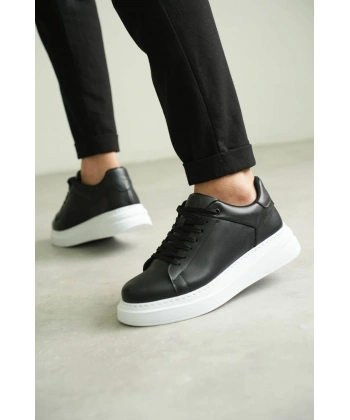 BİÇOMİ KB-B2 Kuback Siyah Cilt Günlük Erkek Ayakkabı