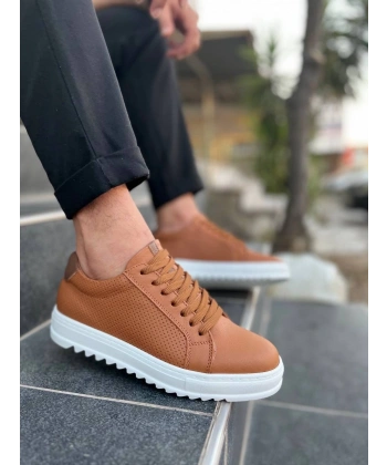 BİÇOMİ KB-DX2 Kuback Taba Deri Günlük Erkek Ayakkabı