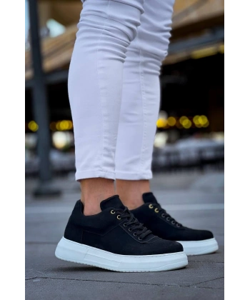 BİÇOMİ KB-X20 Kuback Siyah Süet  Günlük Erkek Ayakkabı