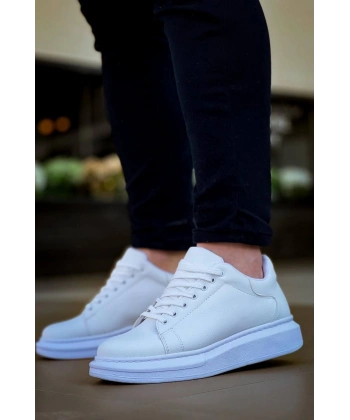 BİÇOMİ KB-X500  Kuback Bağcıklı Beyaz  Günlük Erkek Ayakkabı