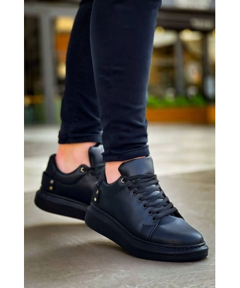 BİÇOMİ KB047  Kuback Kömür Cilt Günlük Erkek  Ayakkabı