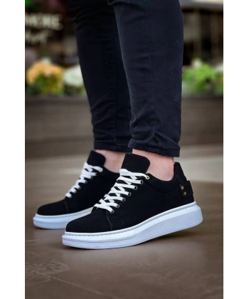 BİÇOMİ KB047  Kuback Siyah Süet Günlük Erkek  Ayakkabı