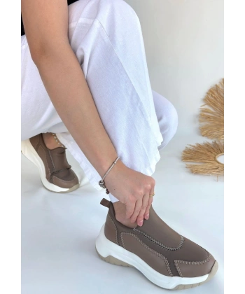 BİÇOMİ Kendy Vizon Cilt Spor Ayakkabı