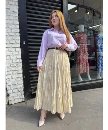 BİÇOMİ Kraş etek krem