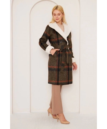 BİÇOMİ KÜRKLÜ EKOSE KABAN