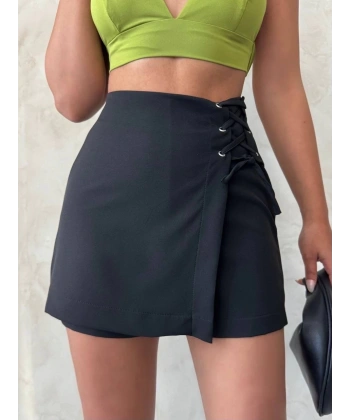 BİÇOMİ Kuş gözü şort etek s25819