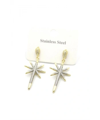 biçomi Kutup Yıldızı Küpe - Altın