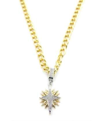 biçomi Kuzey Yıldızı Kolye - Altın