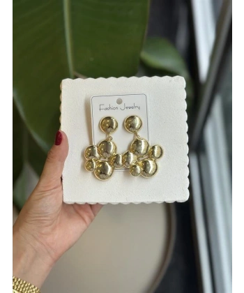 biçomi Metal Küpe - Altın