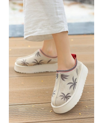 BİÇOMİ Mucy Bej Süet Bot