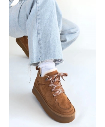 BİÇOMİ Muden Taba Süet Bağcıklı Bot