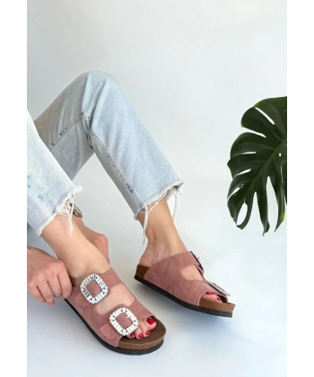 BİÇOMİ Nool Pudra Nubuk Terlik