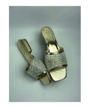 BİÇOMİ Ortu Gold Cilt İşlemeli Terlik