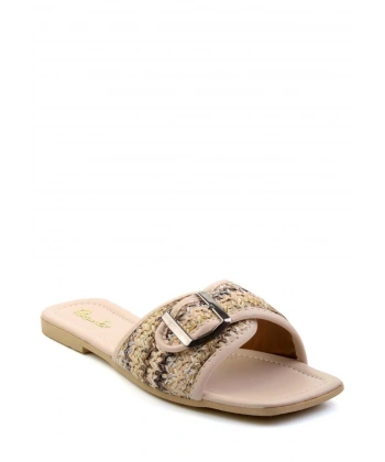 BİÇOMİ Revin Bej Cilt Terlik