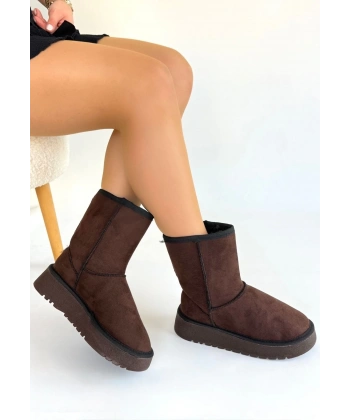 BİÇOMİ Sophia Kahverengi Süet Bot