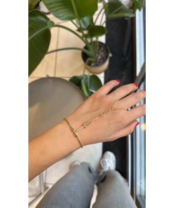 biçomi Taşlı Bilezik Şahmeran - Altın