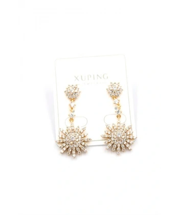 biçomi Taşlı Küpe - Altın