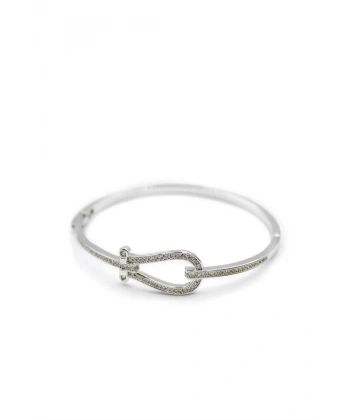 biçomi Taşlı Vip Bilezik - Gümüş