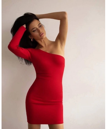 BİÇOMİ Tek kol elbise