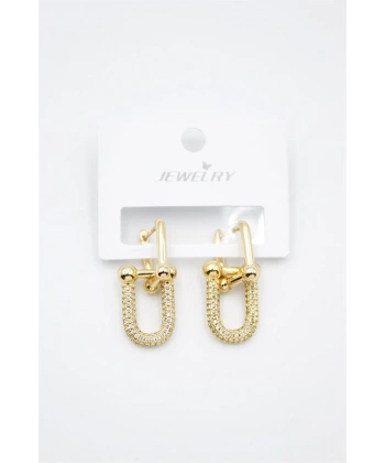 biçomi TF Zincir Küpe - Altın