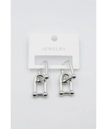 biçomi TF Zincir Küpe - Gümüş