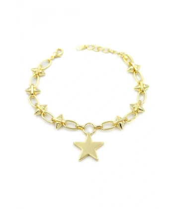 biçomi Yıldız Bileklik - Altın