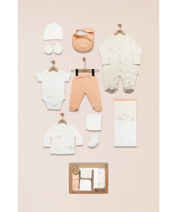 10lu Hastane Çıkışı Fluffy And Lovely 11105 Bej