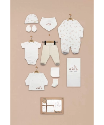 Curly Lamb 10lu Hastane Çıkışı 11106 Bej Mavi Ekru