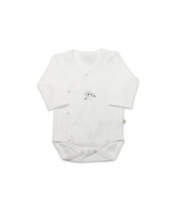 Kruvaze Body Uzun Kol Lıttle Koala 17113 Gri