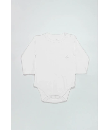Natural Basic Style Uzun Kol Body 17104 Beyaz