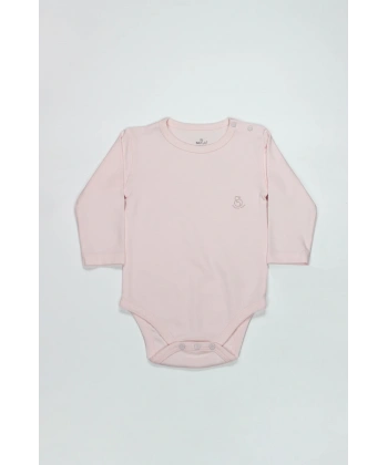 Natural Basic Style Uzun Kol Body 17104 Pembe