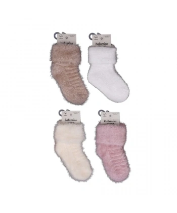 Katamino Alyosa Kız Bebek Havlu Soket Çorap 450911 Asorti