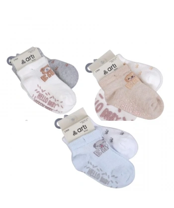 Katamino Athena 2li Aks. Erkek Bebek Patik Çorap K48026 Asorti