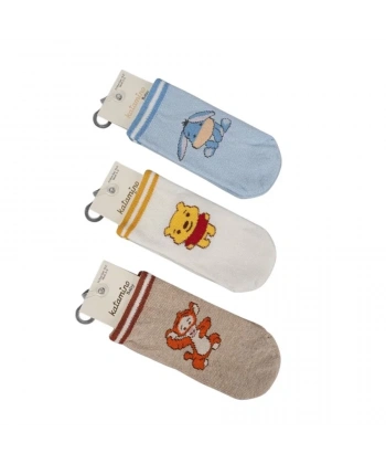 Katamino İyor Erkek Bebek Soket Çorap K46294 Asorti