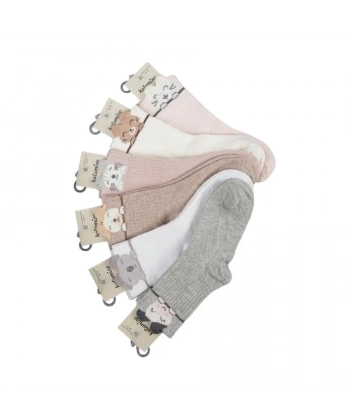 Katamino Kırpık 3dli Kız Soket Çorap K21027 Asorti