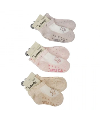 Katamino Notus Absli  Kız Bebek Patik Çorap K48027 Asorti