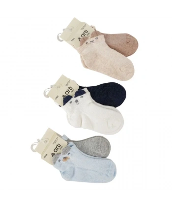 Katamino Salaman 2 Li 3d Erkek Bebek Patik Çorap K48025 Asorti